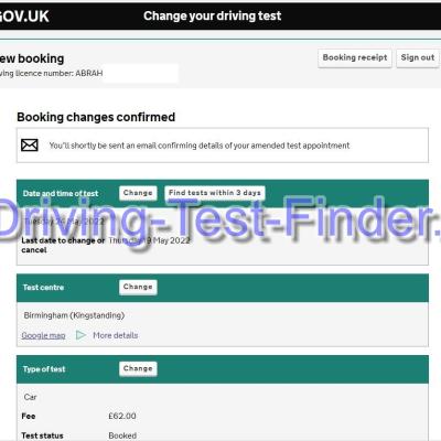 Birmingham Kingstanding Driving Test Cancellations 1