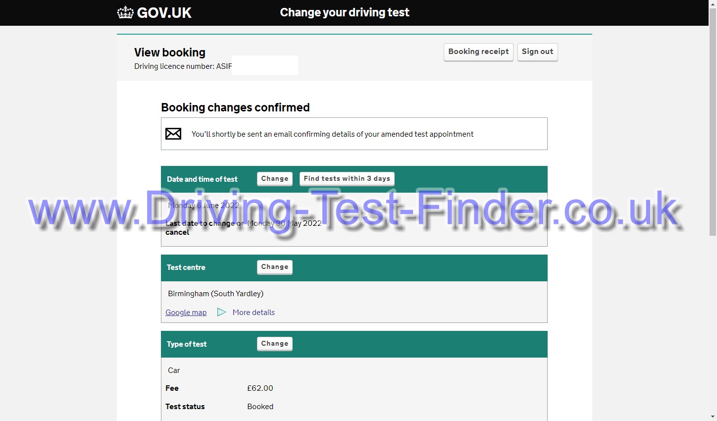 Risk Free Driving Test Cancellations by NZN 5star Trustpilot score
