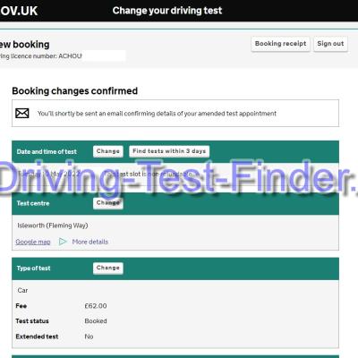 Isleworth Fleming Way Driving Test Cancellations 3 001