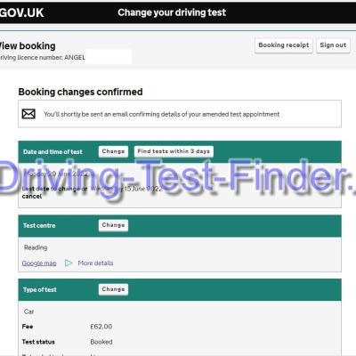 Reading Driving Test Cancellations 1